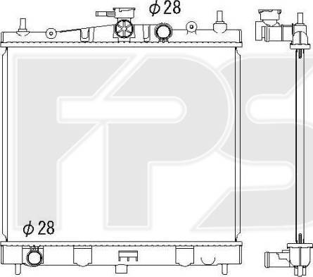 FPS FP 50 A1346 - Hladnjak, hladjenje motora www.molydon.hr