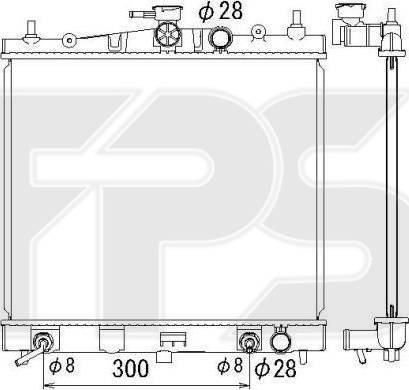 FPS FP 50 A1347 - Hladnjak, hladjenje motora www.molydon.hr