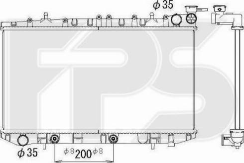 FPS FP 50 A1329 - Hladnjak, hladjenje motora www.molydon.hr