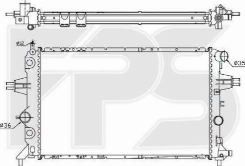 FPS FP 52 A316 - Hladnjak, hladjenje motora www.molydon.hr