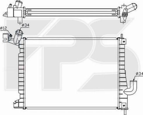 FPS FP 52 A299 - Hladnjak, hladjenje motora www.molydon.hr