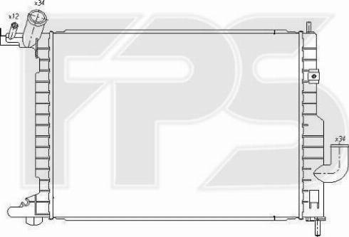 FPS FP 52 A297 - Hladnjak, hladjenje motora www.molydon.hr