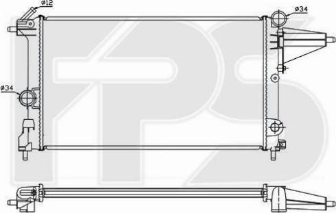 FPS FP 52 A252 - Hladnjak, hladjenje motora www.molydon.hr