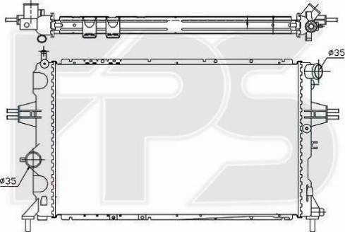 FPS FP 52 A289 - Hladnjak, hladjenje motora www.molydon.hr