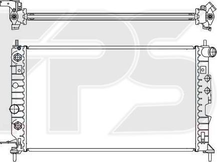 FPS FP 52 A284-X - Hladnjak, hladjenje motora www.molydon.hr