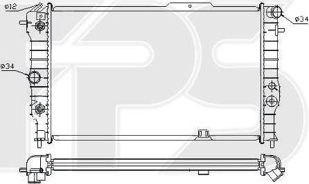 FPS FP 52 A286 - Hladnjak, hladjenje motora www.molydon.hr