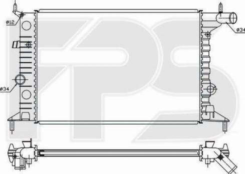 FPS FP 52 A280 - Hladnjak, hladjenje motora www.molydon.hr