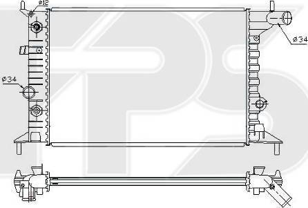 FPS FP 52 A281 - Hladnjak, hladjenje motora www.molydon.hr