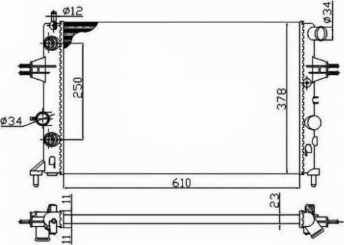 FPS FP 52 A282 - Hladnjak, hladjenje motora www.molydon.hr