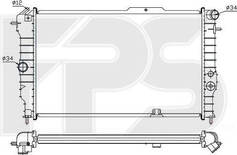 FPS FP 52 A279 - Hladnjak, hladjenje motora www.molydon.hr