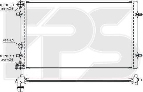 FPS FP 62 A826 - Hladnjak, hladjenje motora www.molydon.hr