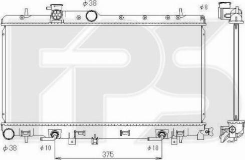 FPS FP 67 A1405-X - Hladnjak, hladjenje motora www.molydon.hr