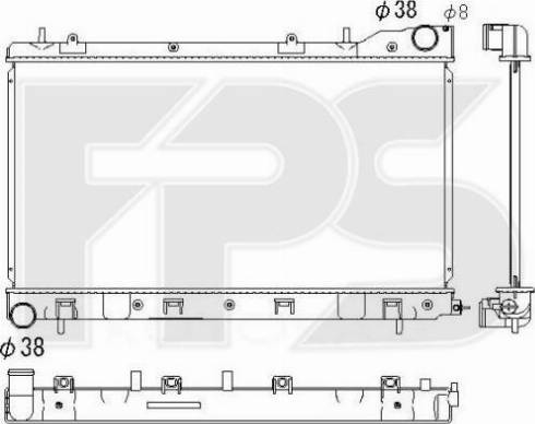 FPS FP 67 A1411-X - Hladnjak, hladjenje motora www.molydon.hr