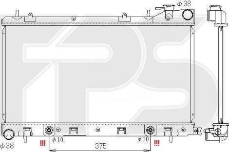 FPS FP 67 A1399 - Hladnjak, hladjenje motora www.molydon.hr