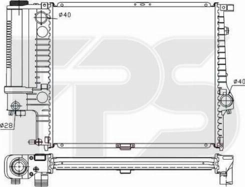 FPS FP 14 A18-P - Hladnjak, hladjenje motora www.molydon.hr