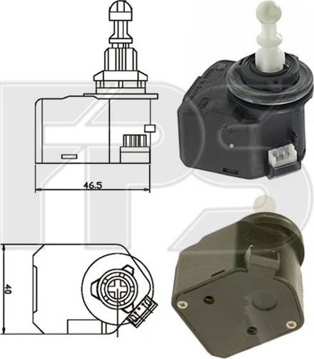 FPS FP 1204 RK1 - Element za podešavanje, reguliranje širine svetljenja www.molydon.hr