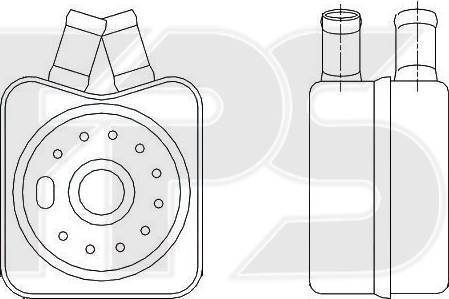 FPS FP 12 B40-X - Uljni hladnjak, ulje za motor www.molydon.hr