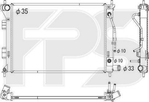 FPS FP 32 A374-X - Hladnjak, hladjenje motora www.molydon.hr