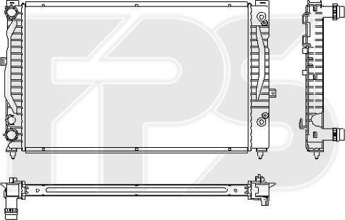 FPS FP 74 A424 - Hladnjak, hladjenje motora www.molydon.hr