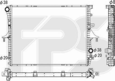 FPS FP 74 A1206 - Hladnjak, hladjenje motora www.molydon.hr