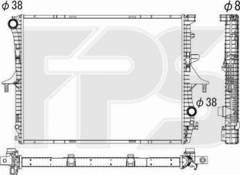 FPS FP 74 A1207-X - Hladnjak, hladjenje motora www.molydon.hr