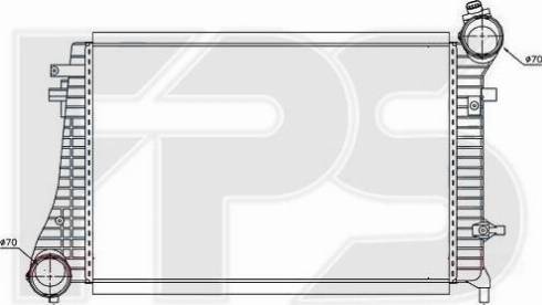 FPS FP 74 T105 - Intercooler, hladnjak www.molydon.hr