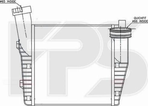 FPS FP 74 T121 - Intercooler, hladnjak www.molydon.hr