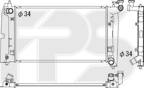 FPS FP 70 A547 - Hladnjak, hladjenje motora www.molydon.hr