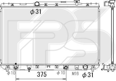 FPS FP 70 A531 - Hladnjak, hladjenje motora www.molydon.hr