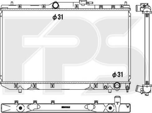 FPS FP 70 A142-X - Hladnjak, hladjenje motora www.molydon.hr