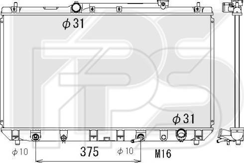 FPS FP 70 A1180 - Hladnjak, hladjenje motora www.molydon.hr