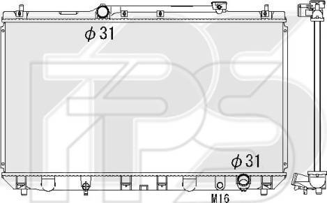 FPS FP 70 A1187 - Hladnjak, hladjenje motora www.molydon.hr