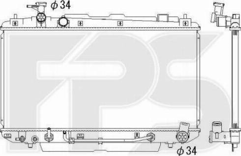 FPS FP 70 A1302-X - Hladnjak, hladjenje motora www.molydon.hr