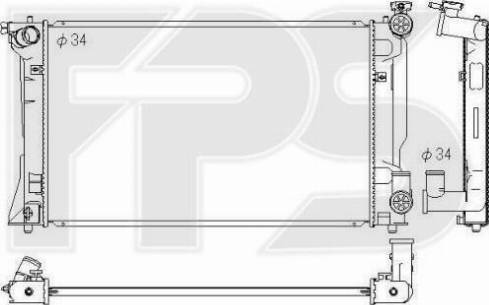 FPS FP 70 A1307-X - Hladnjak, hladjenje motora www.molydon.hr