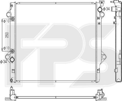 FPS FP 70 A1314-X - Hladnjak, hladjenje motora www.molydon.hr