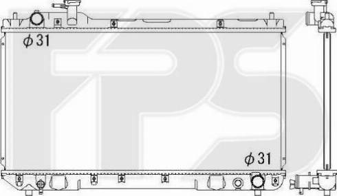 FPS FP 70 A1236-X - Hladnjak, hladjenje motora www.molydon.hr