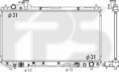 FPS FP 70 A1238-X - Hladnjak, hladjenje motora www.molydon.hr