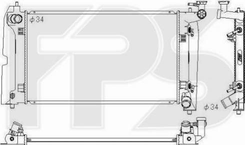 FPS FP 70 A1237 - Hladnjak, hladjenje motora www.molydon.hr