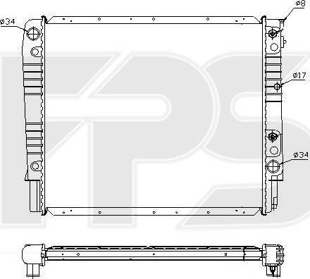 FPS FP 72 A486 - Hladnjak, hladjenje motora www.molydon.hr