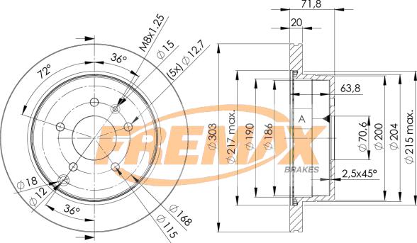 FREMAX BD-9049 - Kočioni disk www.molydon.hr