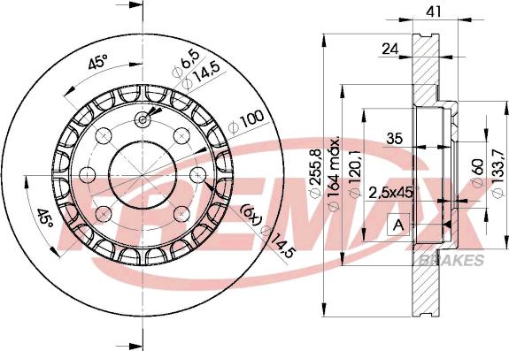 FREMAX BD-9042 - Kočioni disk www.molydon.hr