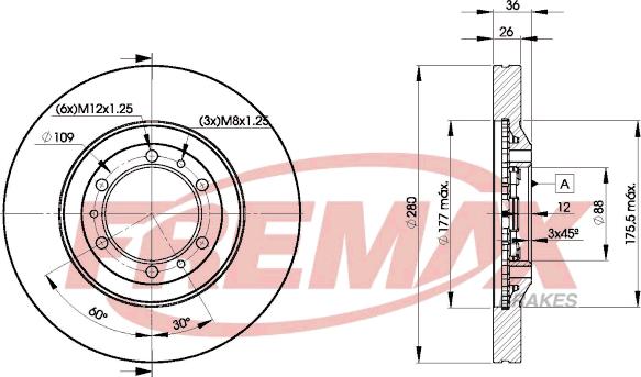 FREMAX BD-9050 - Kočioni disk www.molydon.hr