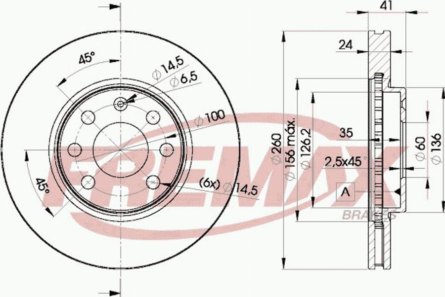 FREMAX BD-9000e - Kočioni disk www.molydon.hr