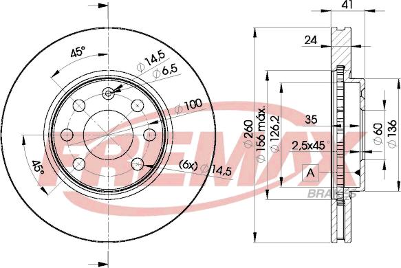 FREMAX BD-9000 - Kočioni disk www.molydon.hr