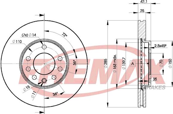 FREMAX BD-9003 - Kočioni disk www.molydon.hr