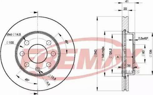 FREMAX BD-9021 - Kočioni disk www.molydon.hr