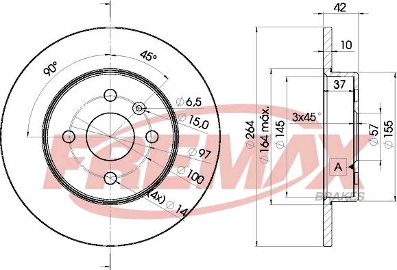 FREMAX BD-9116 - Kočioni disk www.molydon.hr