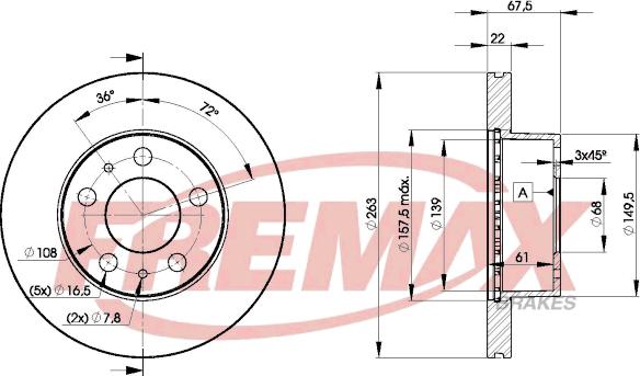 FREMAX BD-9131 - Kočioni disk www.molydon.hr