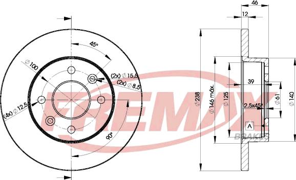 FREMAX BD-9850 - Kočioni disk www.molydon.hr