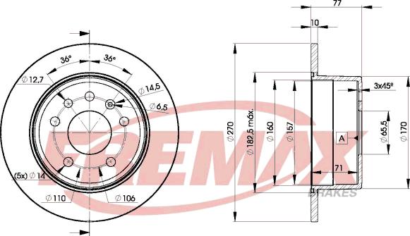 FREMAX BD-9207 - Kočioni disk www.molydon.hr